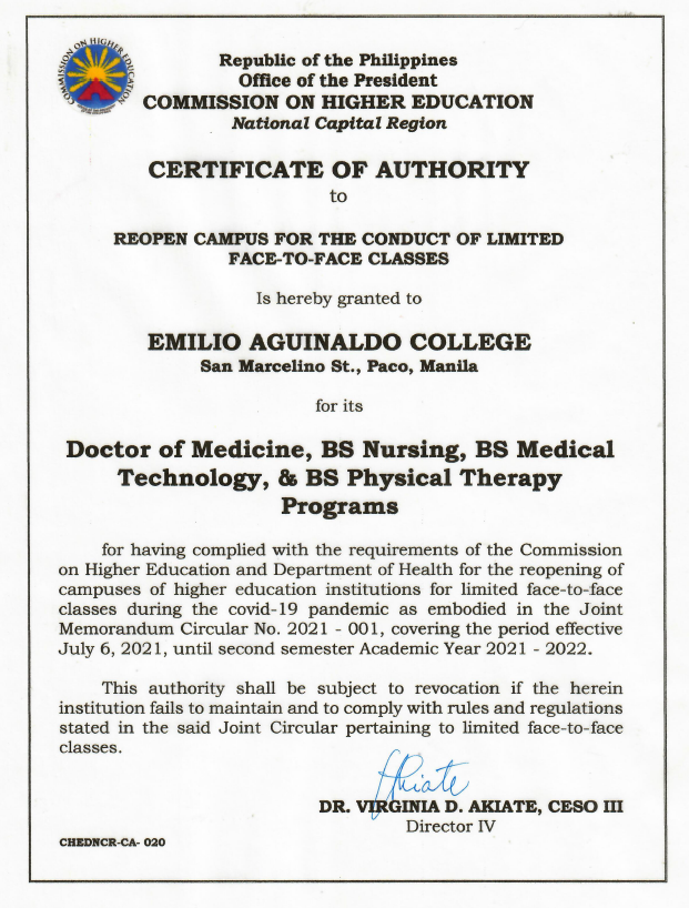 Emilio Aguinaldo College Emilio Aguinaldo College Emilio Aguinaldo College Emilio Aguinaldo College